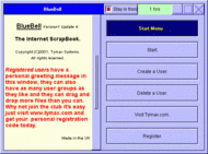 BlueBell - Internet Scrapbook. screenshot